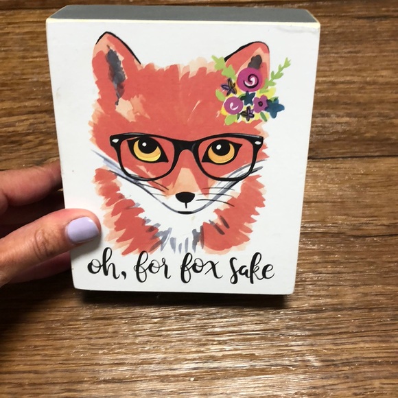 Fox wall art sign - Picture 2 of 3